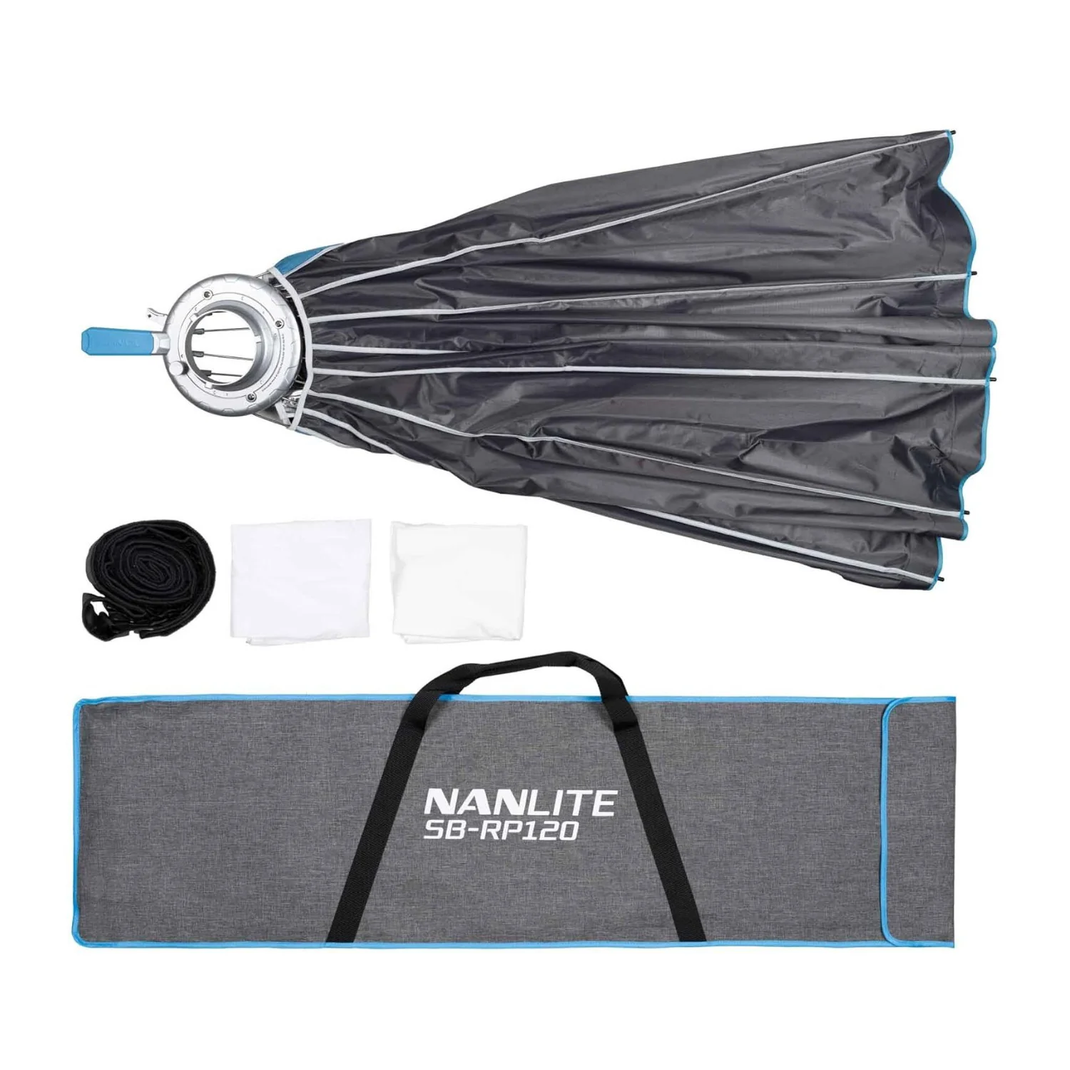 Nanlite FS-300 Daylight AC LED Monolight Bundle with Rapid 120 Parabolic Softbox - Image 5