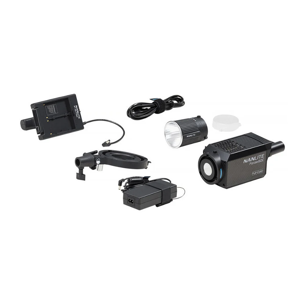 Nanlite Lindsay Adler Color Portrait Kit Inc. PT15C4KIT, FORZA60C, FL-11 Fresnel - Image 6