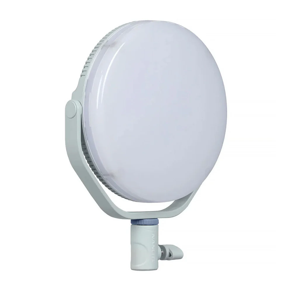 Nanlite Miro 30c RGB Round LED Light Panel (Mint Blue) - Image 4
