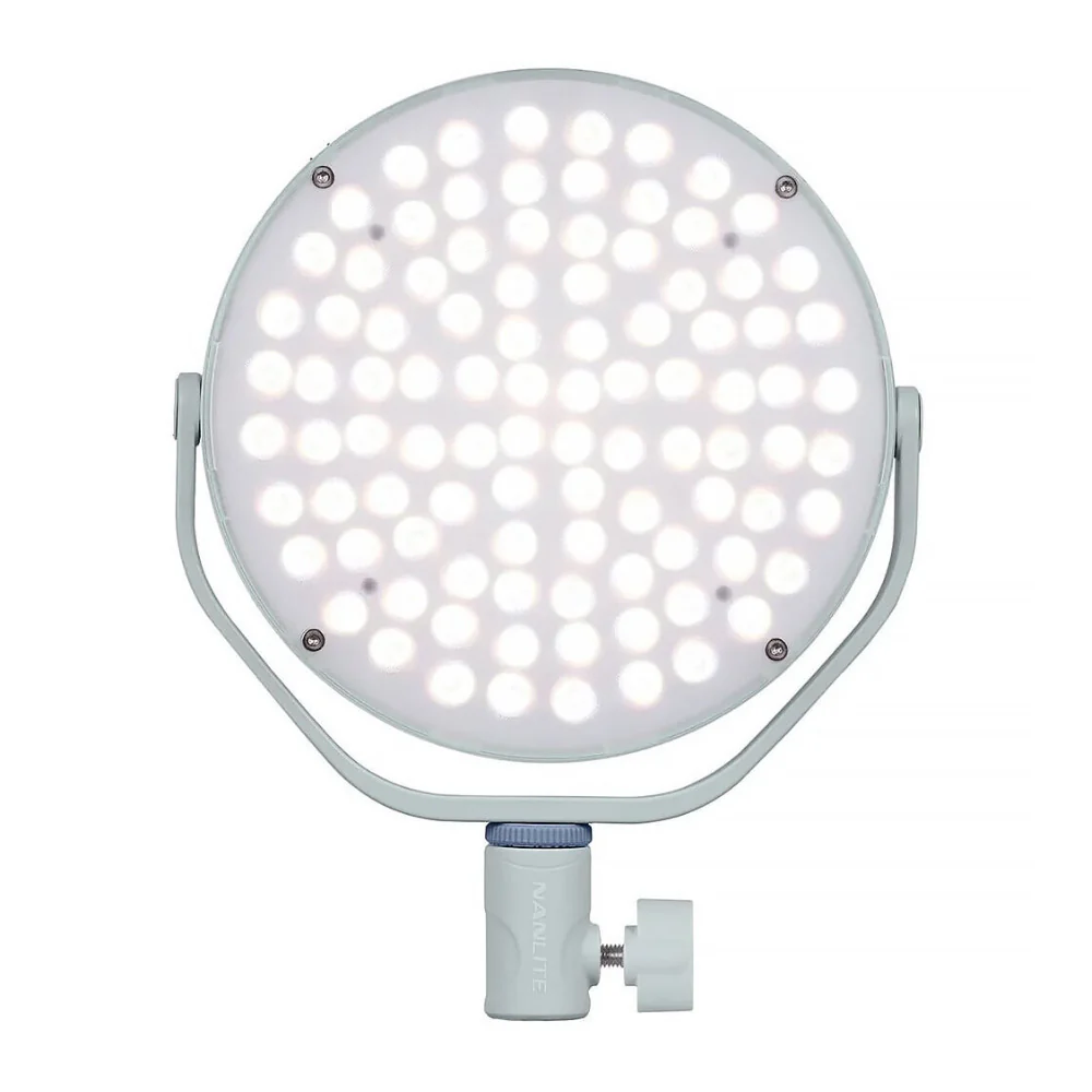 Nanlite Miro 30c RGB Round LED Light Panel (Mint Blue) - Image 5