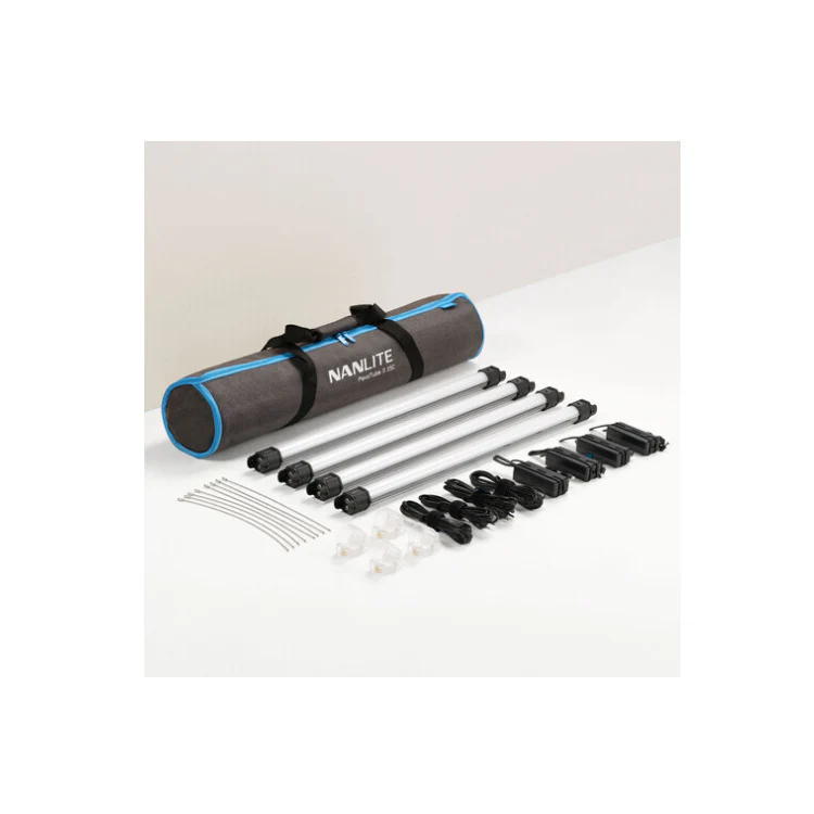 Nanlite PavoTube II 15C RGB LED Tube (4-Light Kit) Bundle with Pavotube Holder - Image 2