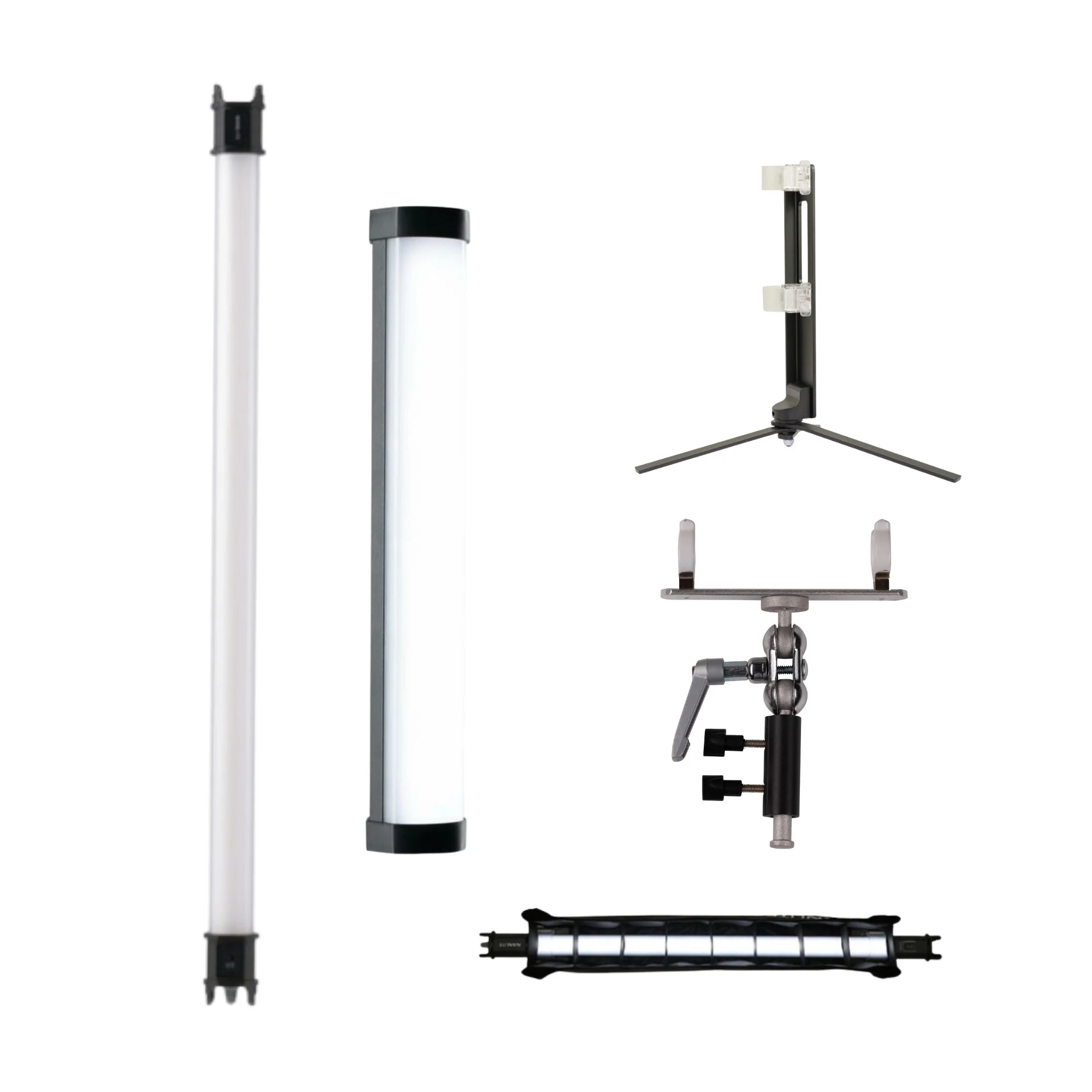 Nanlite PavoTube II 15C 2' LED Tube Light with PavoTube II 6C LED Tube Bundle