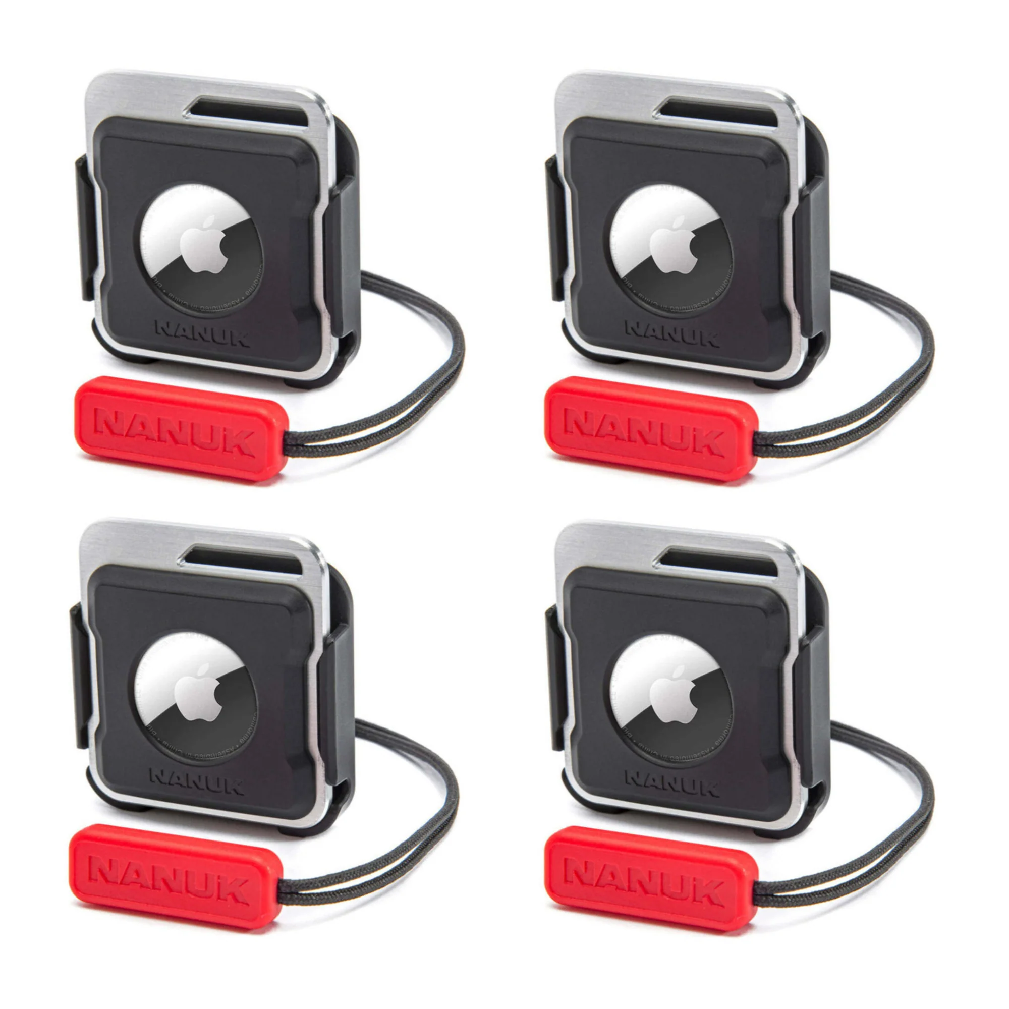 Nanuk Airtag Holder (4 Mounting Options, Airtag Not Included) - 4 Pack