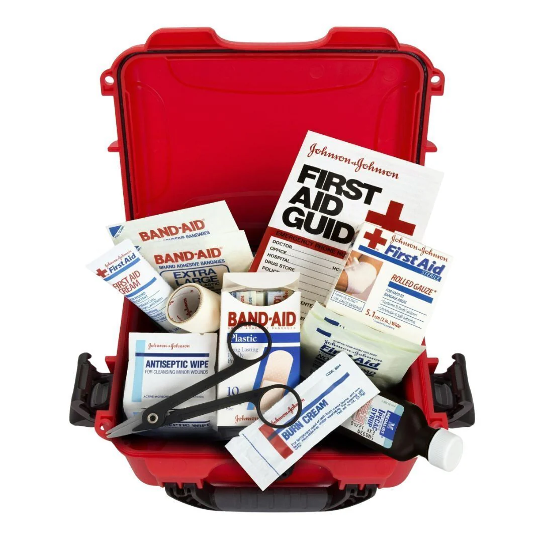 Nanuk 904 Waterproof First Aid Hard Case with PowerClaw Latching System (Red) - Image 2