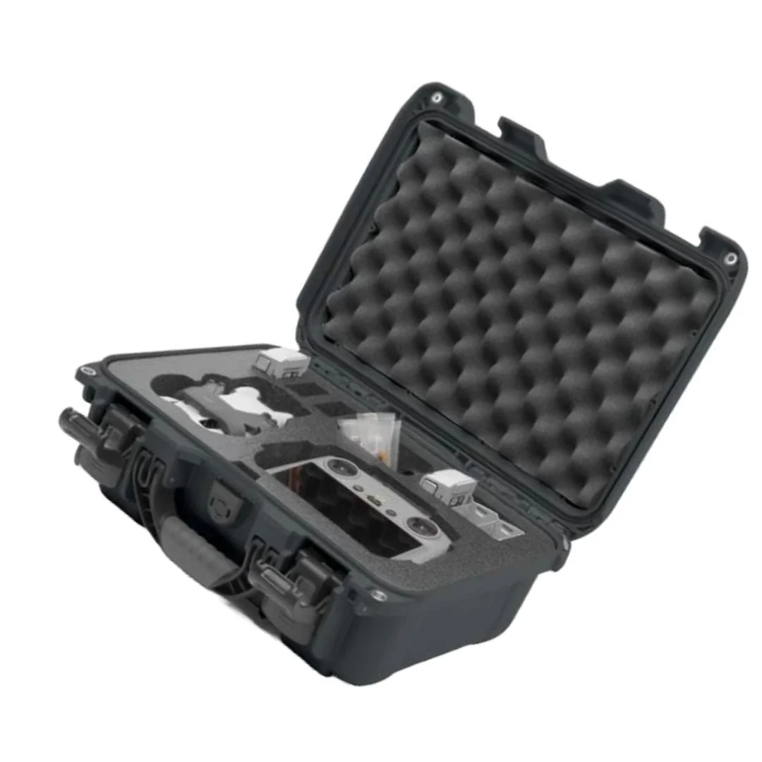 NANUK 915 Waterproof Protective Case for DJI Mini 4 Pro Fly More with PowerClaw Latching (Graphite) - Image 3