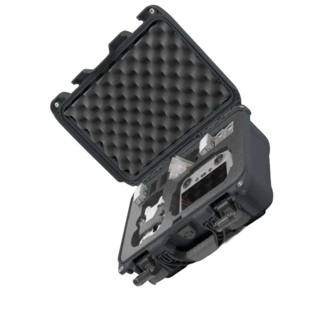 NANUK 915 Waterproof Protective Case for DJI Mini 4 Pro Fly More with PowerClaw Latching (Graphite) - Image 4