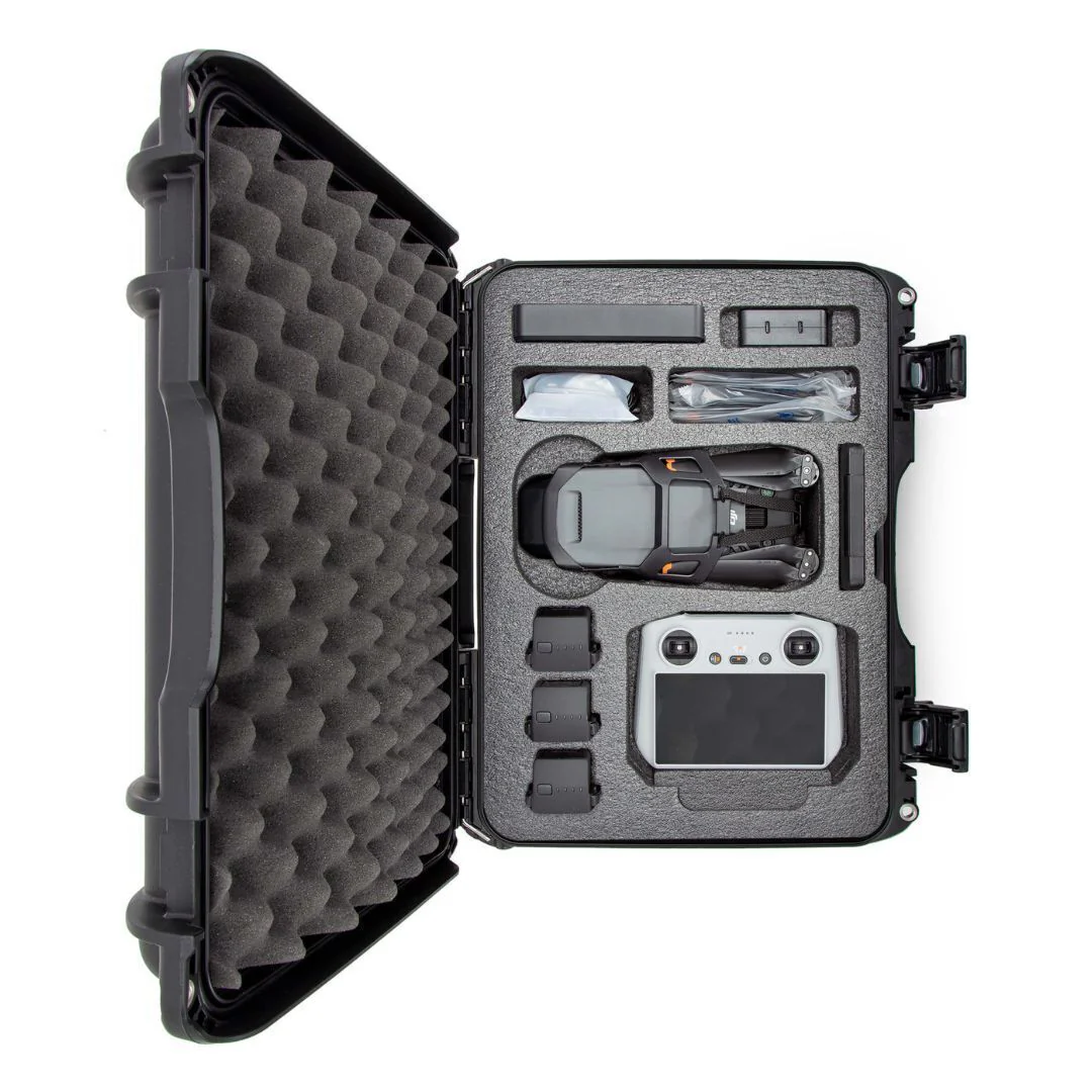Nanuk 925 IP67 Waterproof Hard Case for DJI Mavic 3 Pro Fly More and Cine Premium Combo (Black) - Image 6