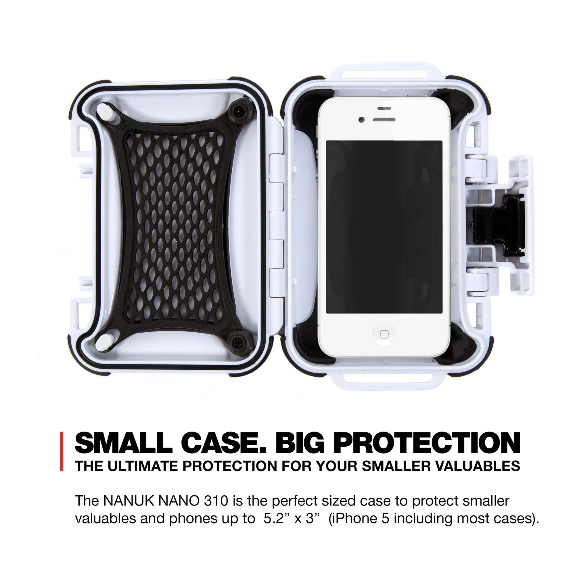 Nanuk Nano 310 Hard Case (White, 0.3L) - Image 4