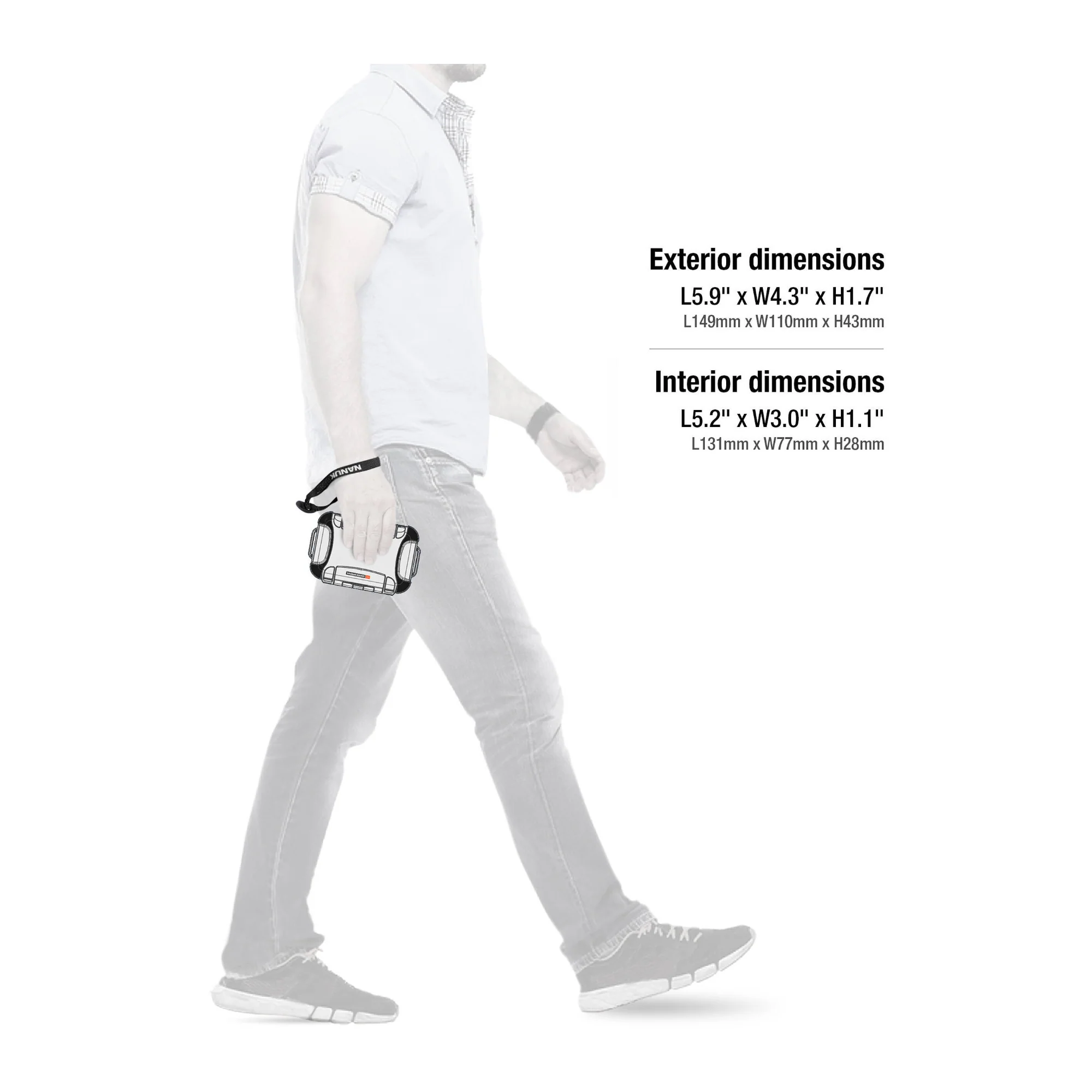 Nanuk Nano 310 Hard Case (White, 0.3L) - Image 8