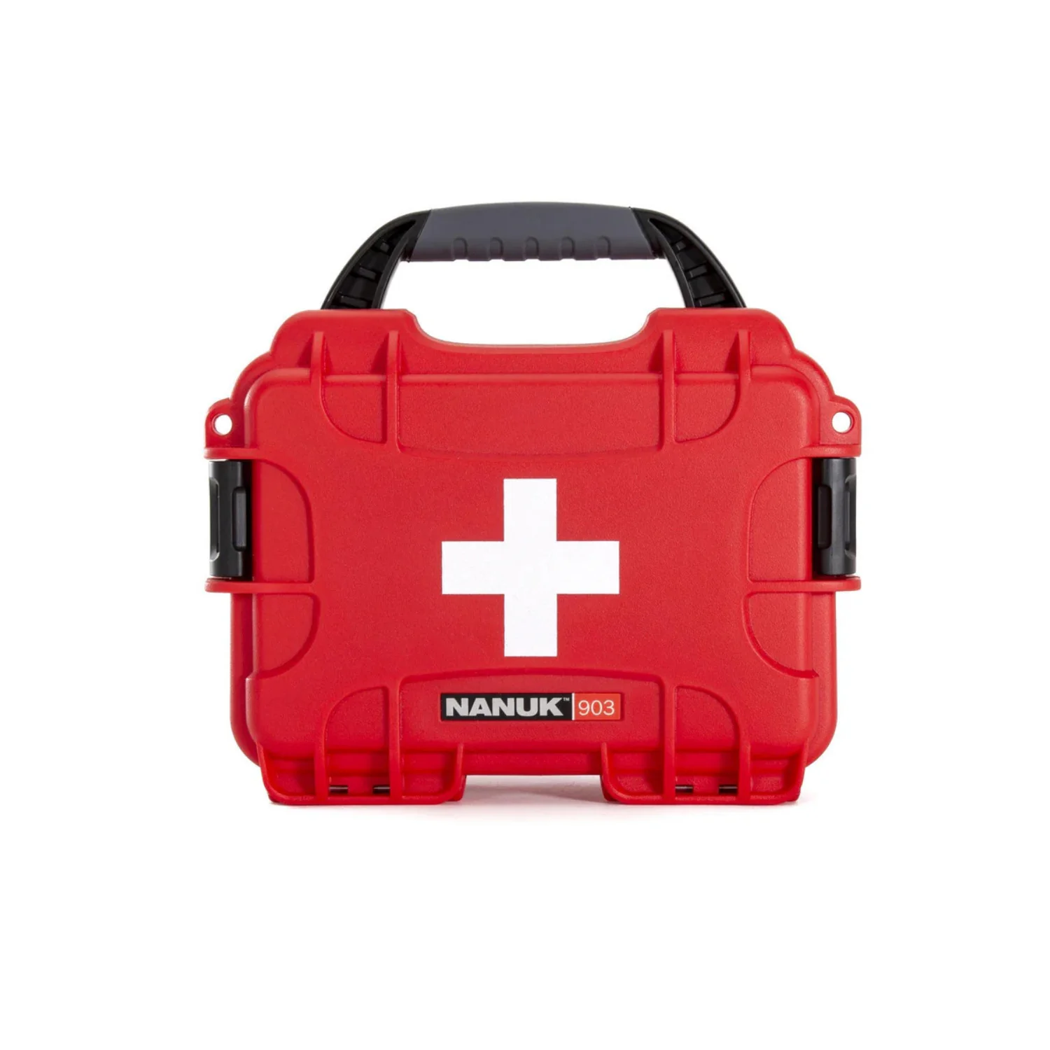 Nanuk 903 Waterproof Hard Case First Aid Kit with 78 Medical Supplies (Red) - Image 4