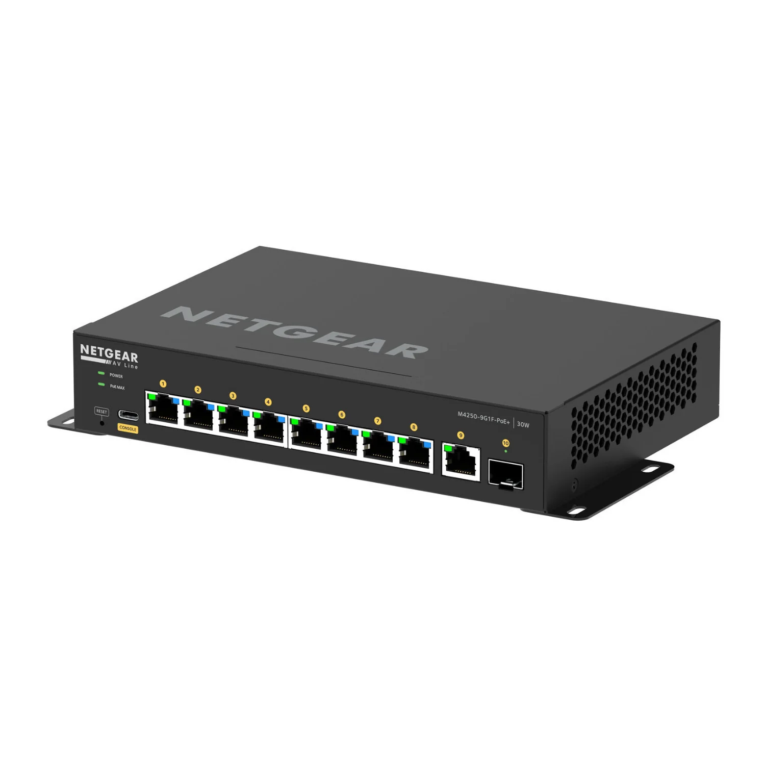 Netgear M4250 GSM4210PD 8-Port Gigabit PoE+ Managed AV Switch w/ SFP (110W) - Image 3