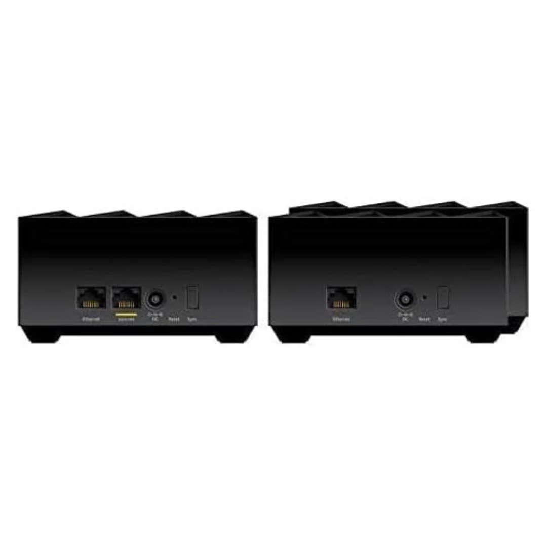 NETGEAR Nighthawk MK63S AX1800 Whole Home Mesh Wi-Fi 6 System (Black, 3-Pack, Refurbished) - Image 2