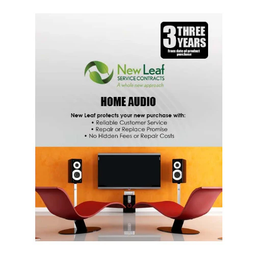 New Leaf 3-Year Audio Equipment Service Plan for Products Retailing Under $2000