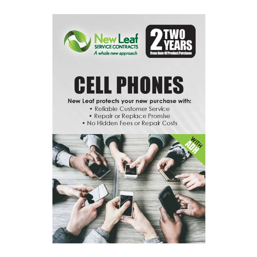 New Leaf 2-Year Cell Phones Service Plan with ADH for Products Retailing Under $250