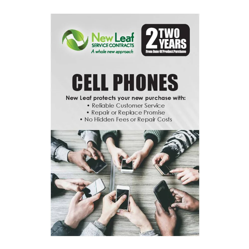 New Leaf 2-Year Cell Phones Service Plan for Products Retailing Under $250