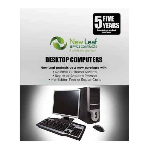 New Leaf 5-Year Computers Service Plan for Products Retailing Under $1000