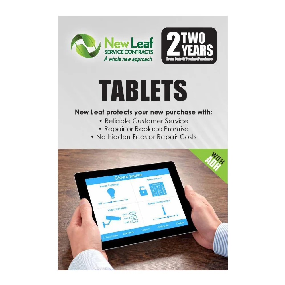 New Leaf 2-Year Internet Tablets Service Plan with ADH for Products Retailing Under $500