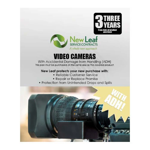New Leaf 3-Year Video Cameras Service Plan with ADH for Products Retailing Under $9000