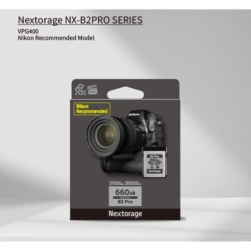 Nextorage NX-B1PRO Series 660GB CFexpress Type B Memory Card VPG400 with High Read and Write Speed - Image 3