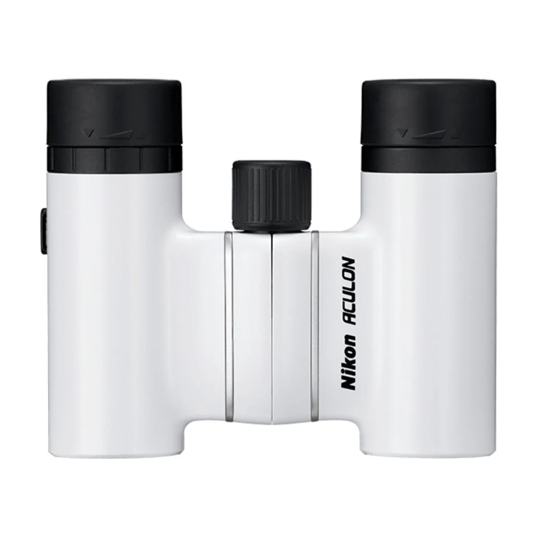 Nikon ACULON T02 8x21 Binoculars, Turn-and-Slide Eyecups (White) (Certified Refurbished) - Image 3