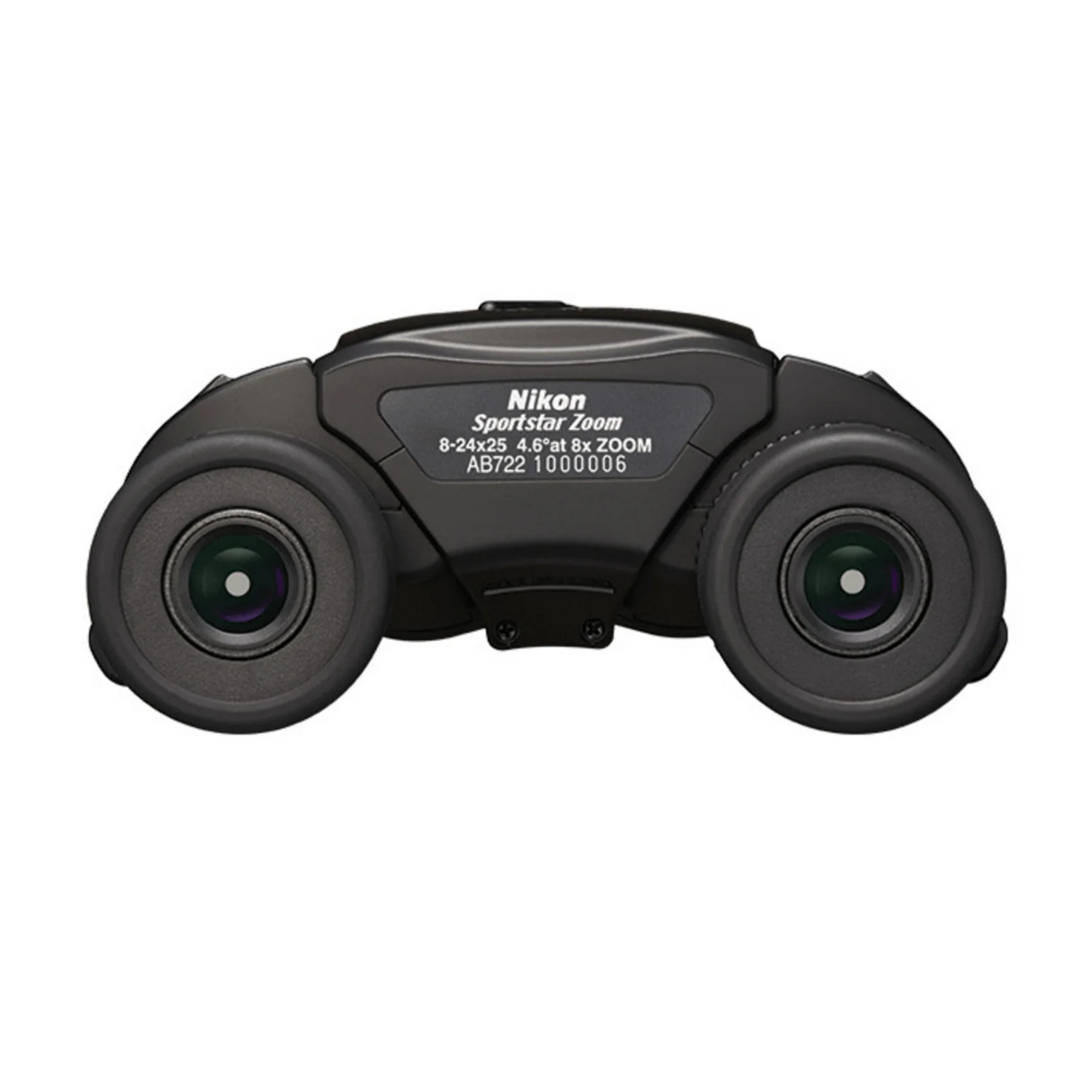 Nikon 8-24x25 Sportstar Centrally-Located Zoom Control Lever Rugged and Compact Binoculars (Black) - Image 4