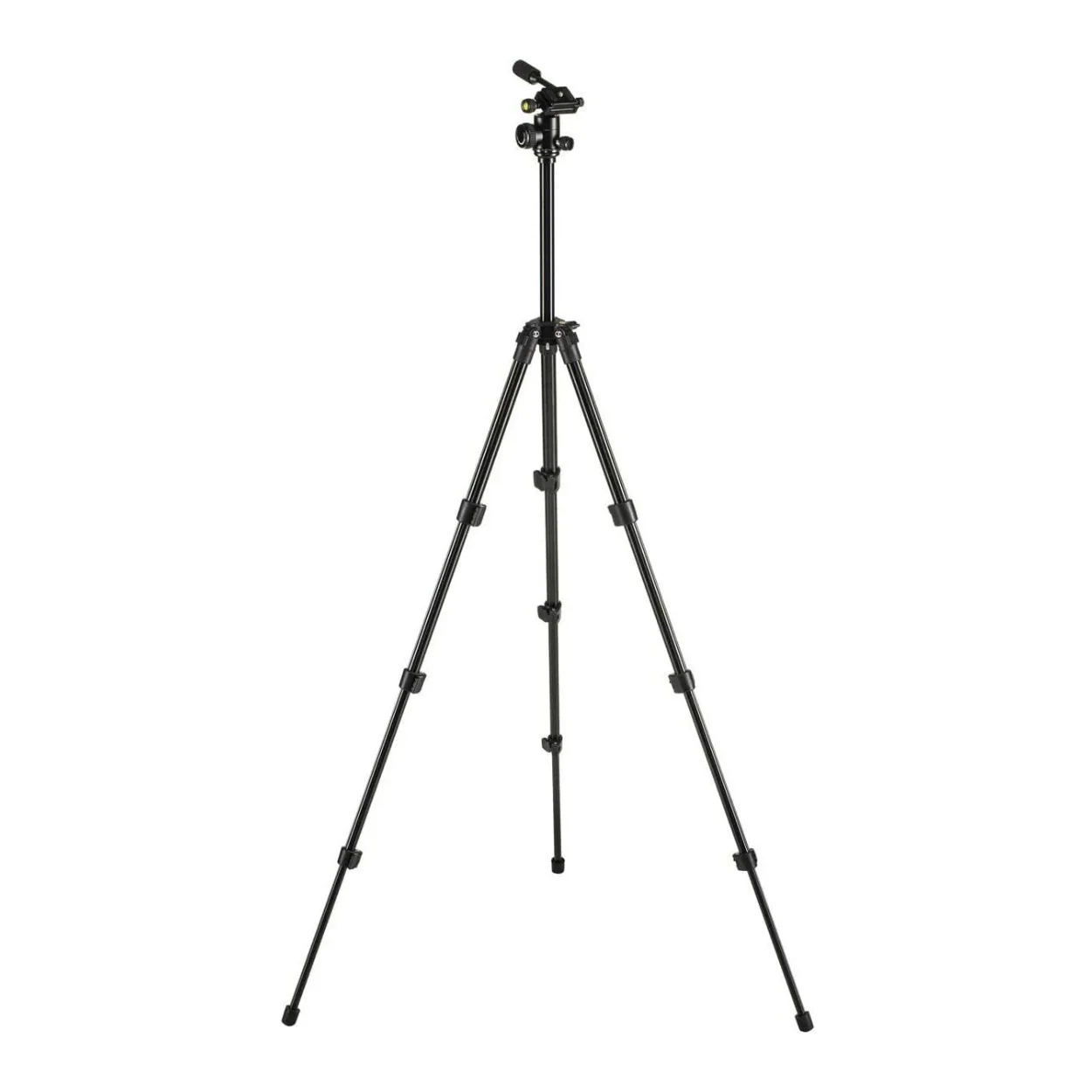 Nikon 16749 Compact Four-Section Aluminum Tripod (Black) with Cleaning Bundle - Image 5