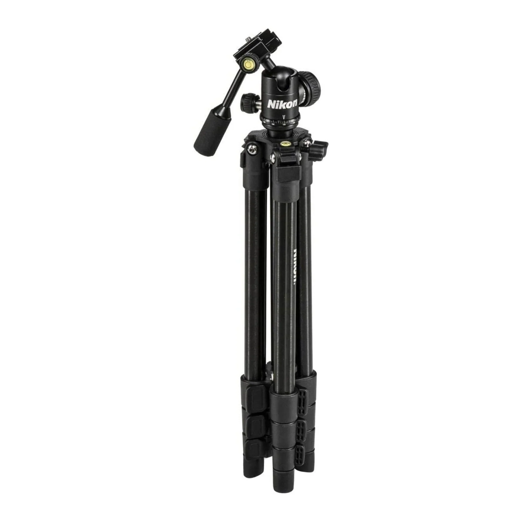 Nikon 16749 Compact Four-Section Aluminum Tripod (Black) with Cleaning Bundle - Image 7