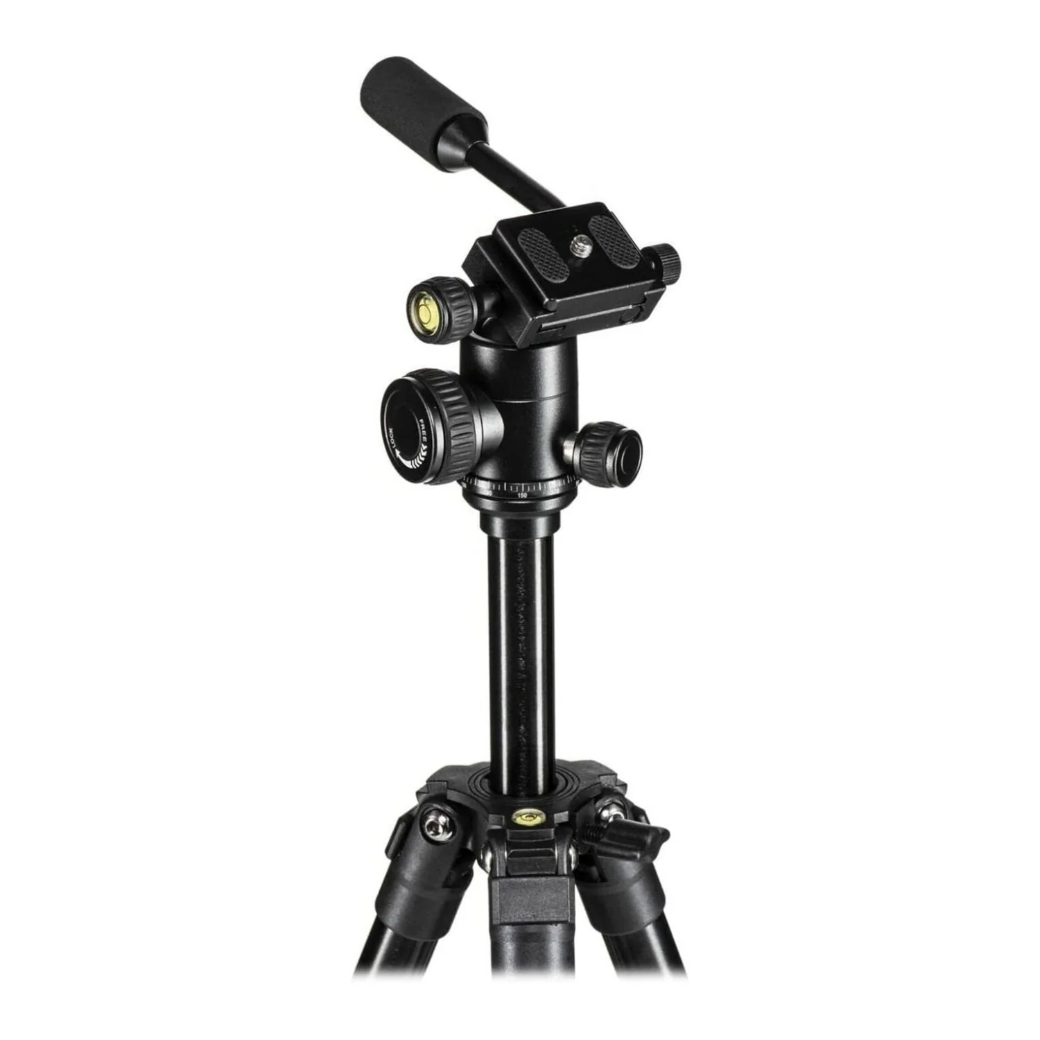 Nikon 16749 Compact Four-Section Aluminum Tripod (Black) with Cleaning Bundle - Image 8