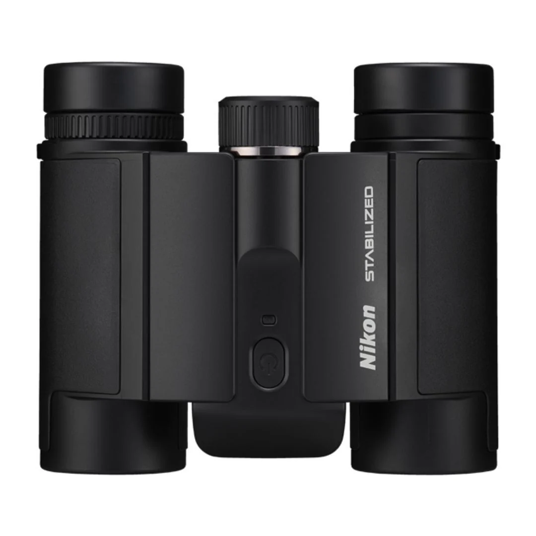 Nikon 12x25 S Dual-Hinge Design Stabilized Binoculars with Multilayer Lens Coatings (Black) - Image 3