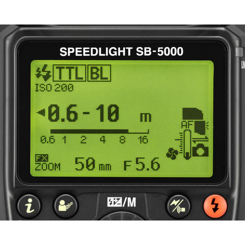 Nikon SB-5000 AF Multifunctional Speedlight Flash (Black) - Image 2