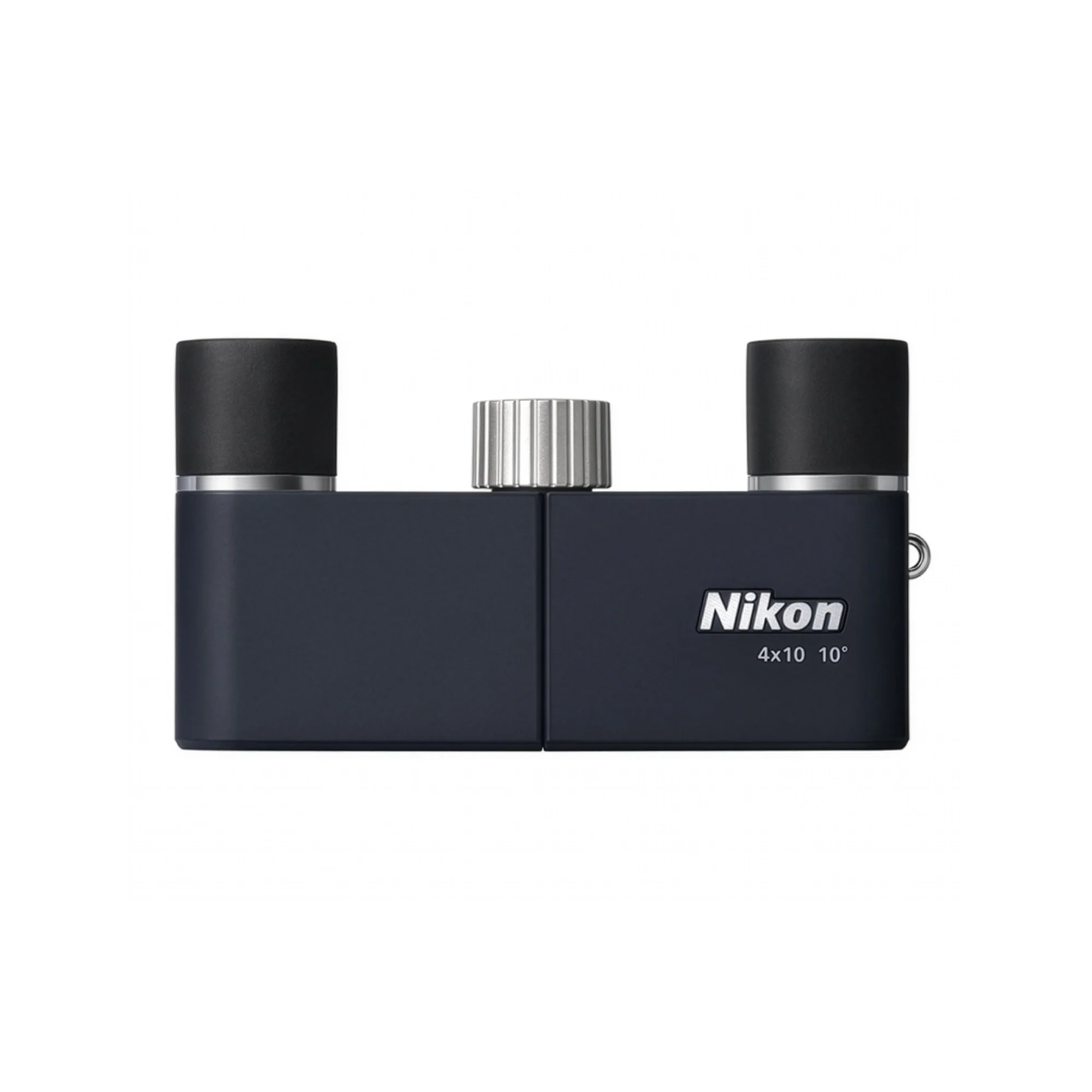 Nikon 4x10D CF 4x Pocket Binoculars (Dark Navy) with Accessories Bundle - Image 2