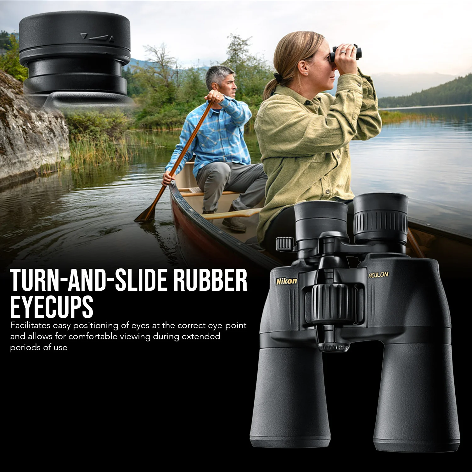 Nikon Aculon 7x35 A211 Central Focus Binocular with Aspherical Multi-Coated Eco-Glass Lenses Bundle - Image 5