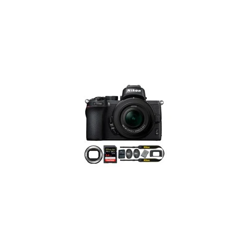 Nikon Z 50 DX-Format Mirrorless Camera with NIKKOR Z 16-50mm Lens, Mount Adapter and Accessories - Image 3