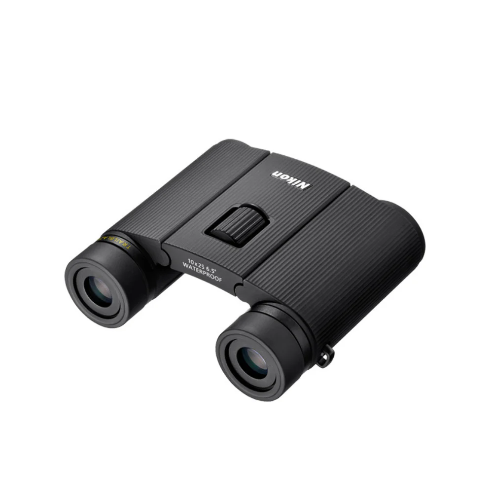 Nikon Trailblazer II 10x25 Compact Binoculars (Black) with Sling Strap Bundle - Image 3