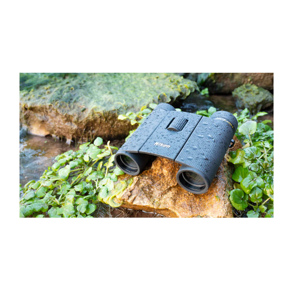Nikon Trailblazer II 10x25 Compact Binoculars (Black) with Sling Strap Bundle - Image 7