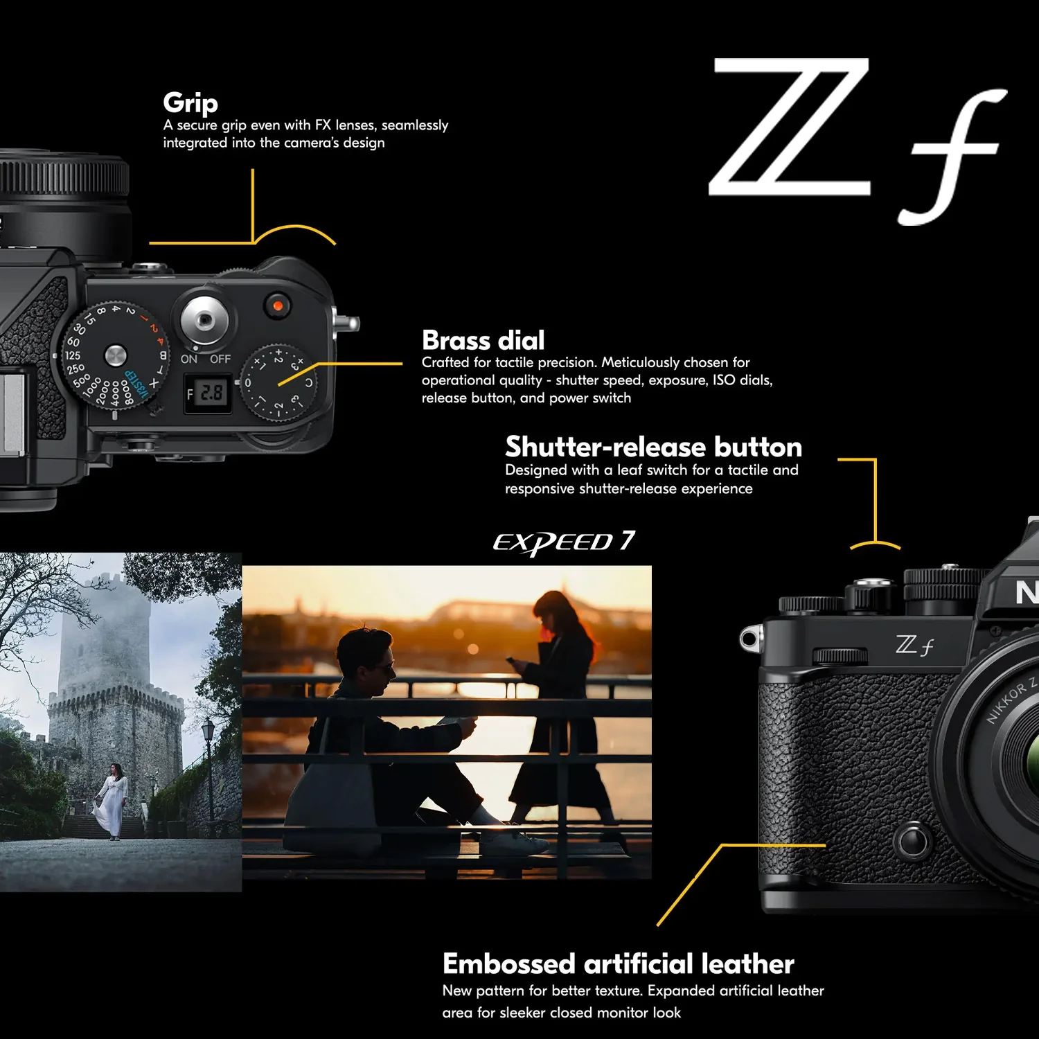Nikon Z F EXPEED 7 Image Processor Mirrorless Camera with Camera Bag and 128GB Memory Card Bundle - Image 6