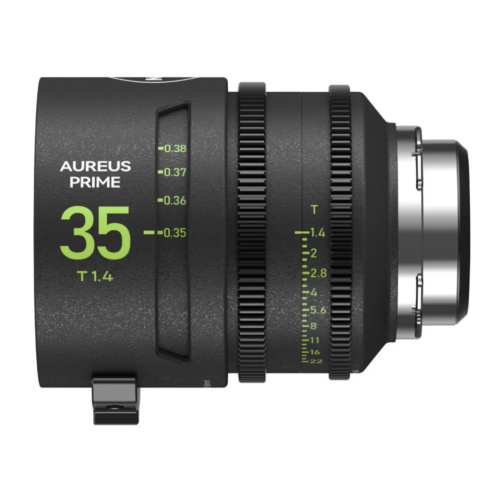 NiSi 35mm Aureus Prime Full Frame T1.4 Cinema Lens with Virtually Zero Focus Breathing (PL Mount)