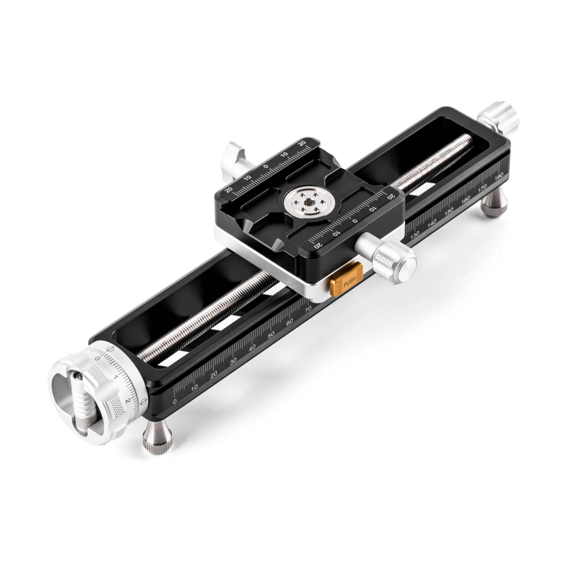 NiSi Quick Adjustment Macro Focusing Rail NM-200S with 360-Degree Rotating Clamp and 4 Foot Nails - Image 3
