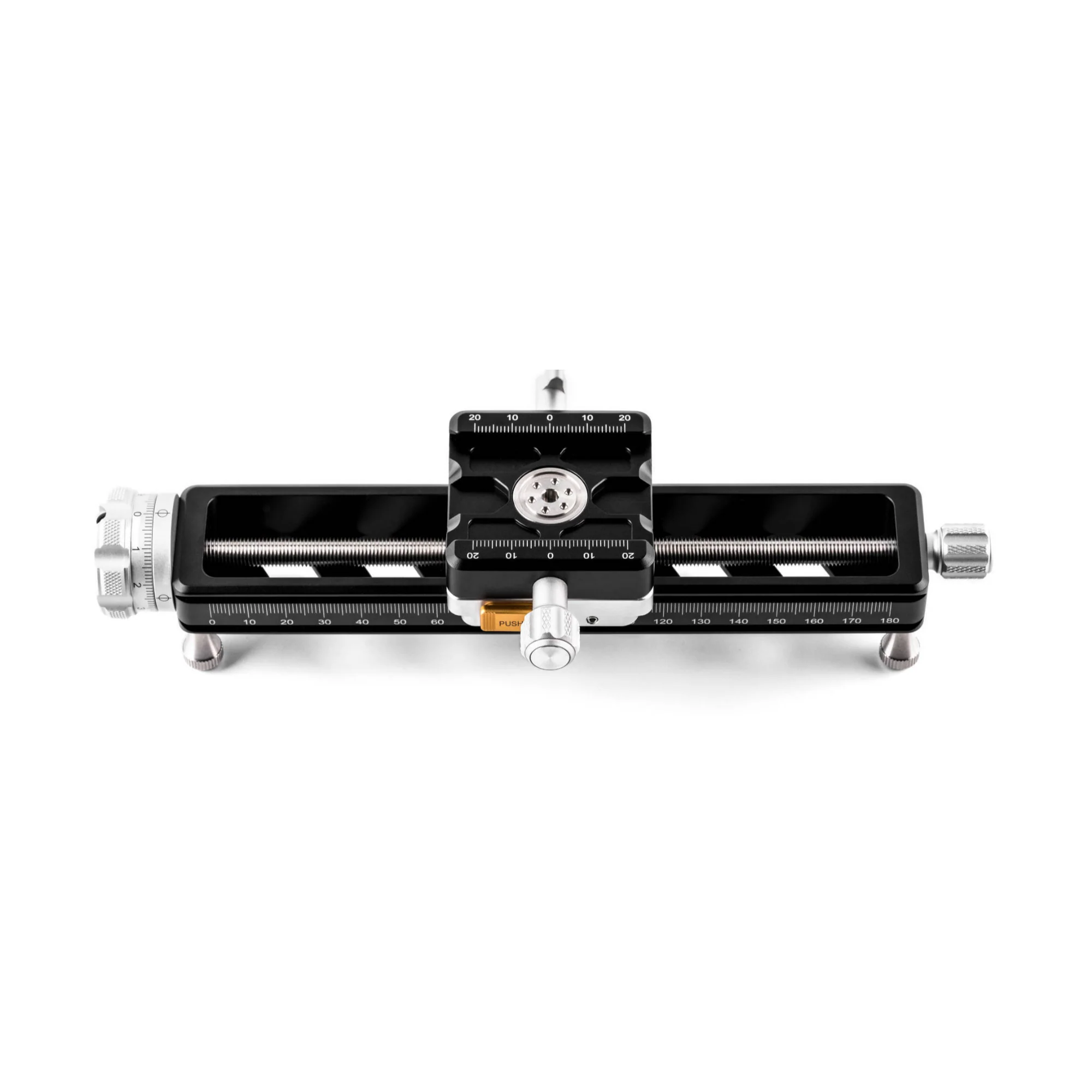 NiSi Quick Adjustment Macro Focusing Rail NM-200S with 360-Degree Rotating Clamp and 4 Foot Nails - Image 4