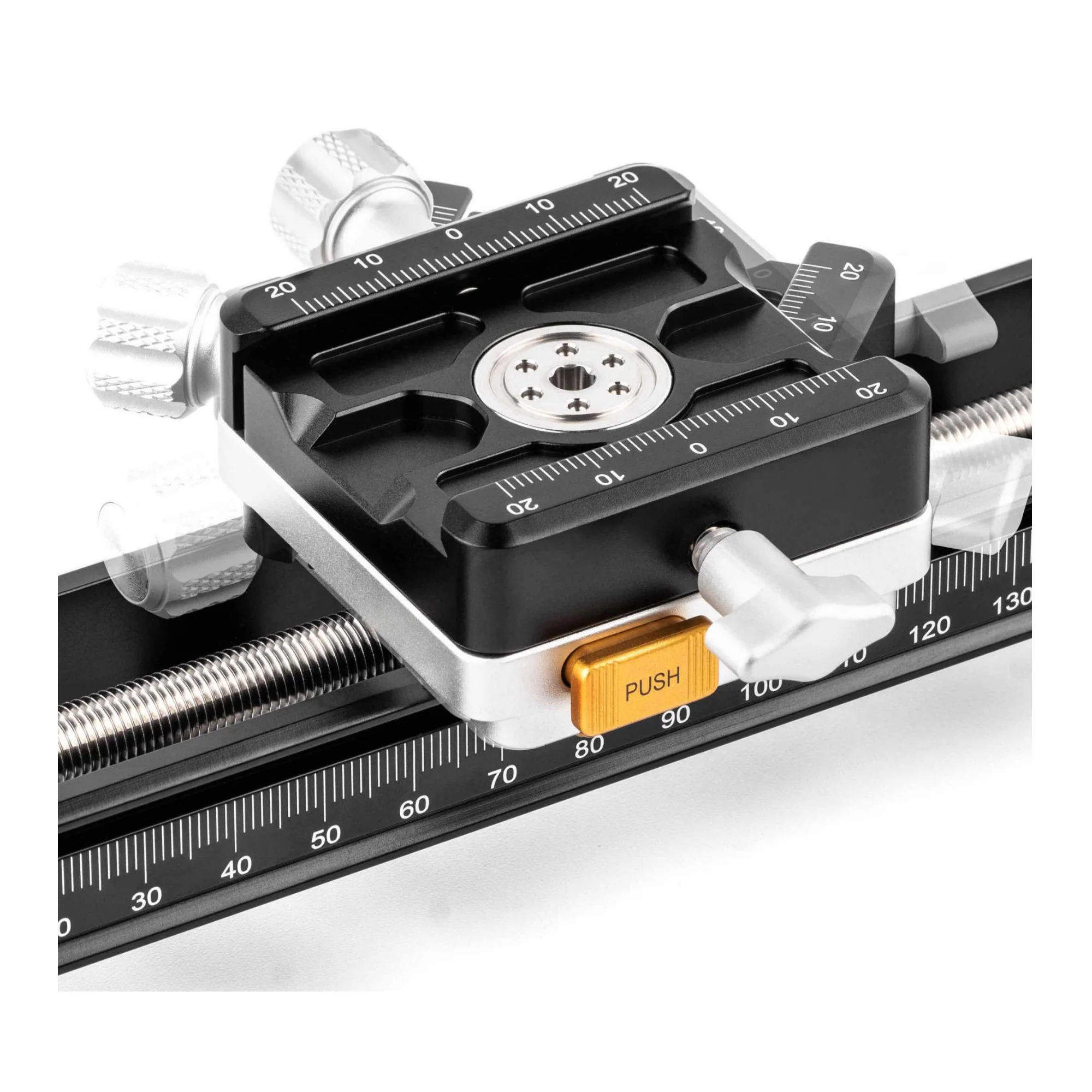 NiSi Quick Adjustment Macro Focusing Rail NM-200S with 360-Degree Rotating Clamp and 4 Foot Nails - Image 6