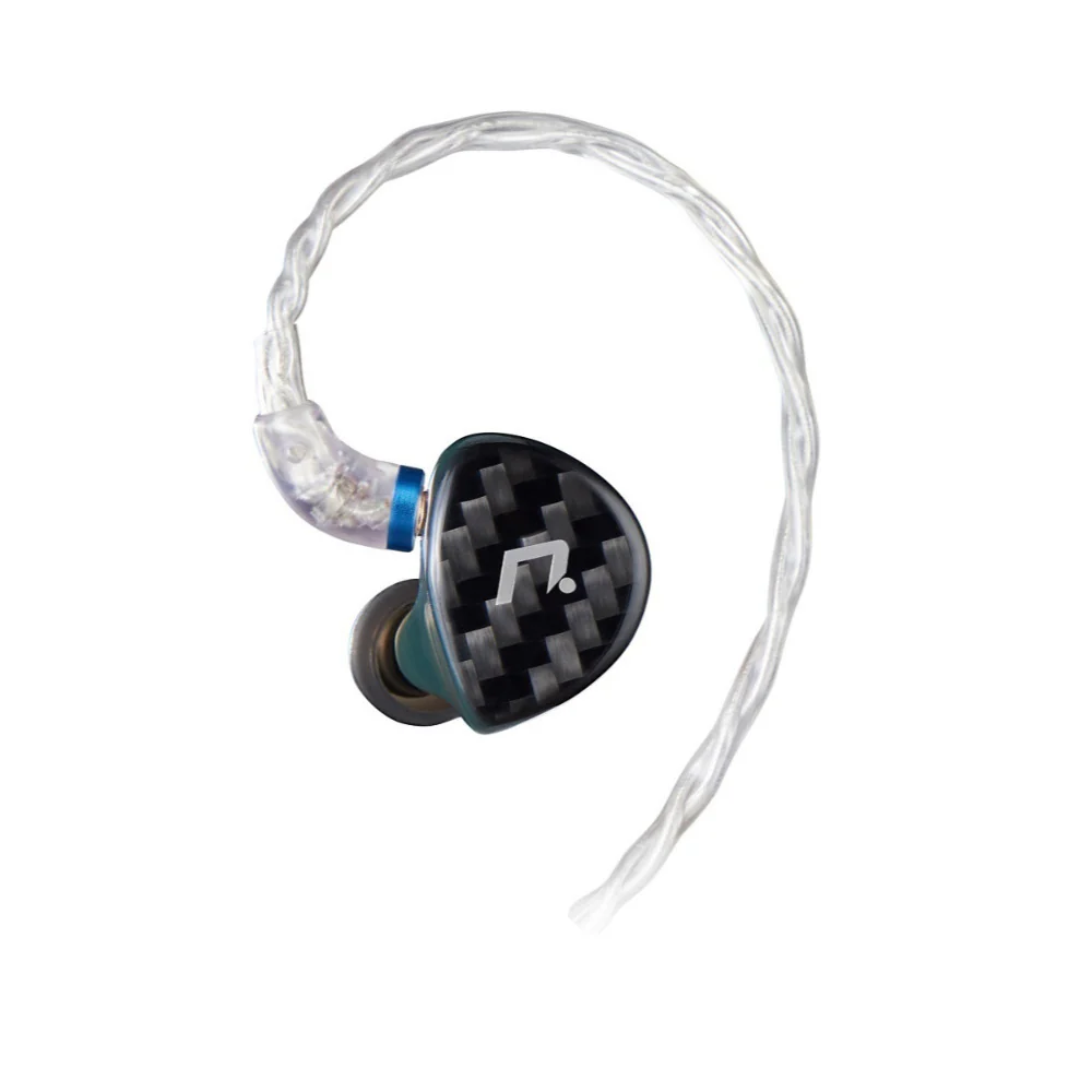 NXEars Sonata High-Performance AGL IEM Earphones with Silver Plated MMCX Cable (Midnight Green) - Image 5