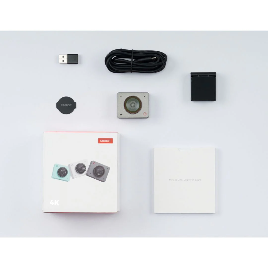 OBSBOT Meet 2 AI-Powered 4K Webcam with Fast Auto Focus and Gesture Control (Space Gray) - Image 3