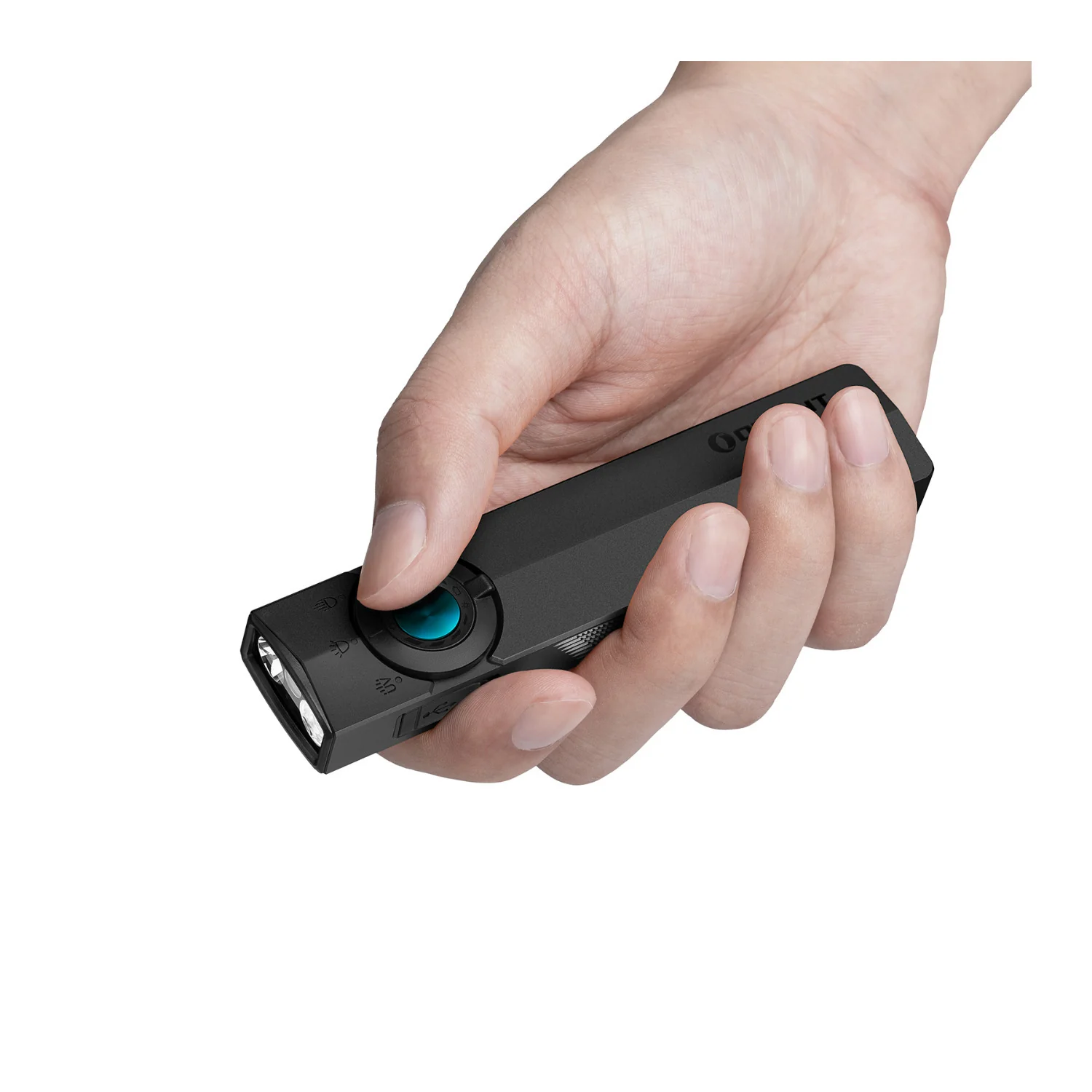 OLIGHT ArkPro EDC Flat Rechargeable Flashlight (Black CW) - Image 7
