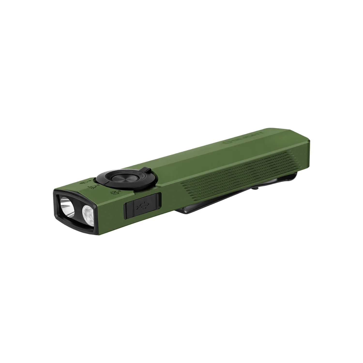 OLIGHT ArkPro EDC Flat Rechargeable Flashlight (OD Green CW) - Image 4