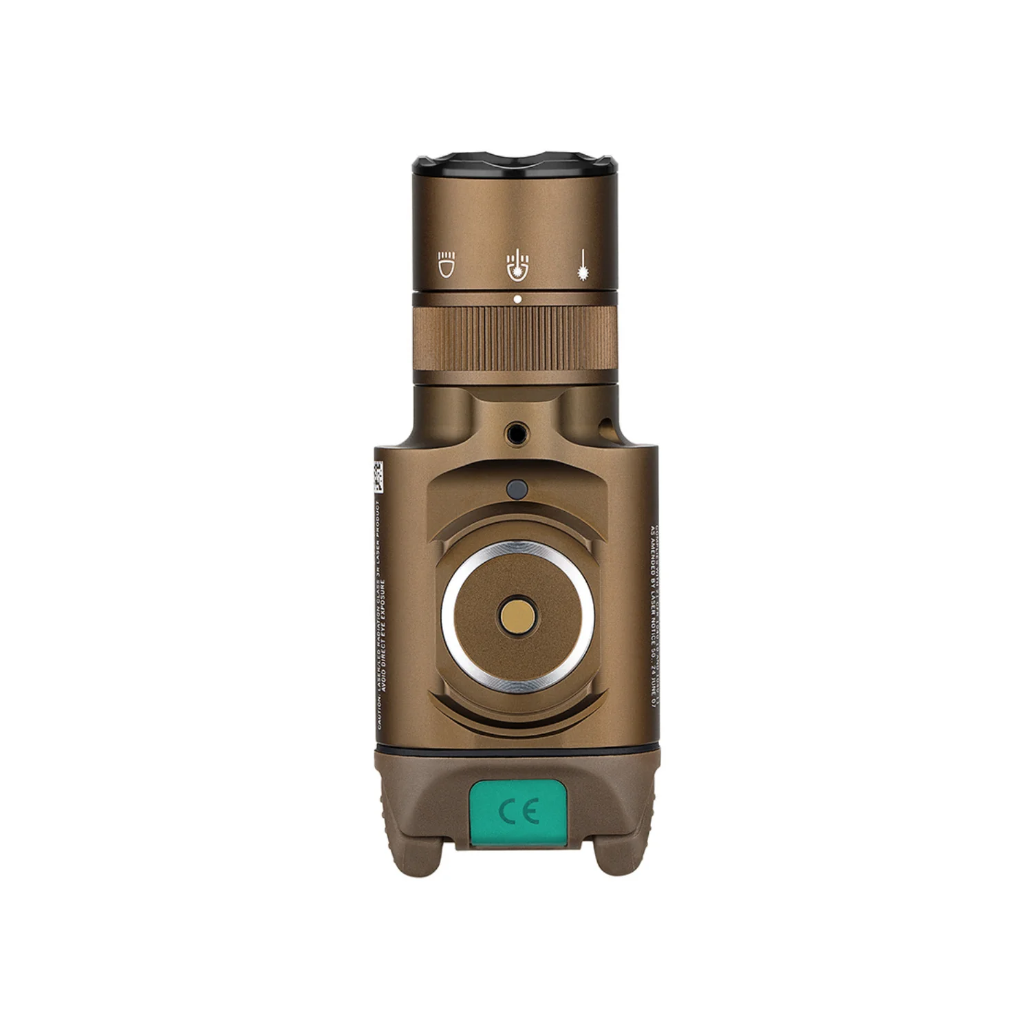 OLIGHT Baldr Pro R Rechargeable Tactical Light with Green Laser (Desert Tan) - Image 4