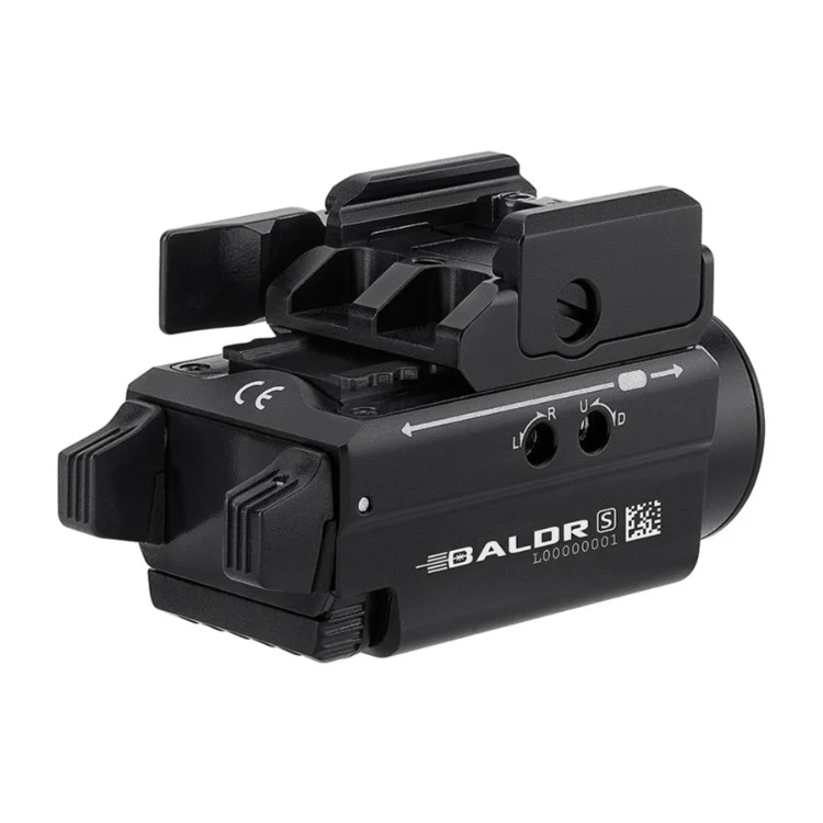 Olight Baldr S Pistol Flashlight 800 Lumens with Green Laser (Black) - Image 2