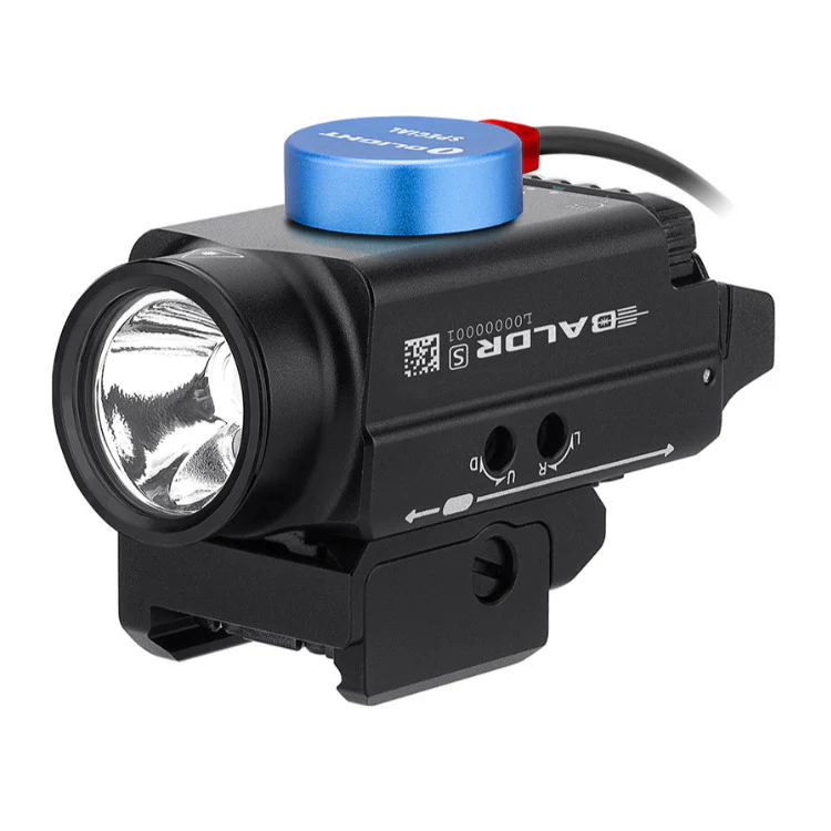 Olight Baldr S Pistol Flashlight 800 Lumens with Green Laser (Black) - Image 4