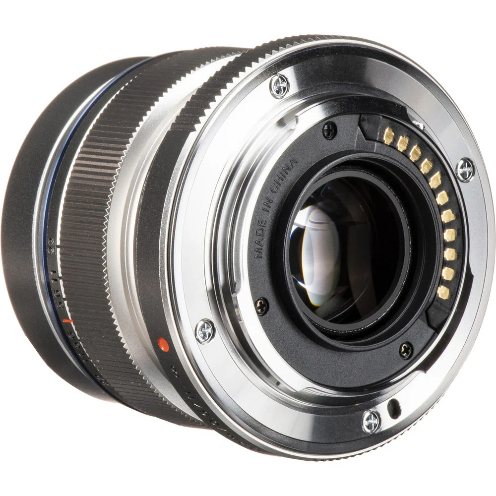 Olympus m.12mm F2.0 Zuiko Camera Lens (Silver) - Image 5