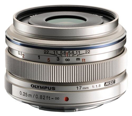Olympus M. Zuiko Digital 17mm f/1.8 Lens (Four Thirds System, Silver) - Image 2