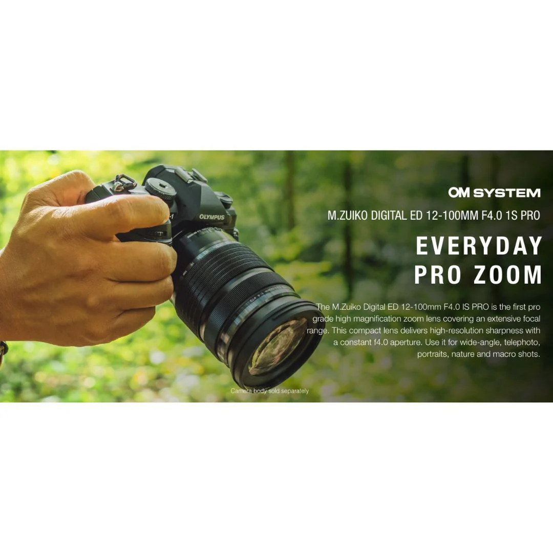 Olympus OM SYSTEM M.Zuiko Digital ED 12 to 100mm F4.0 IS PRO Lens with Weatherproof Construction - Image 3
